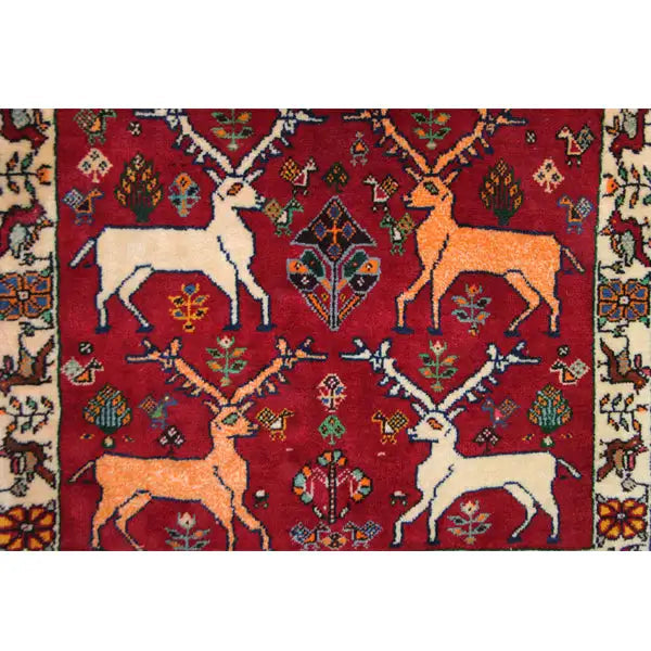 Poschti - Qashqai (61x54 cm) - German Carpet Shop