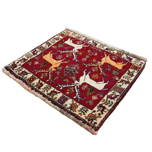 Poschti - Qashqai (61x54 cm) - German Carpet Shop