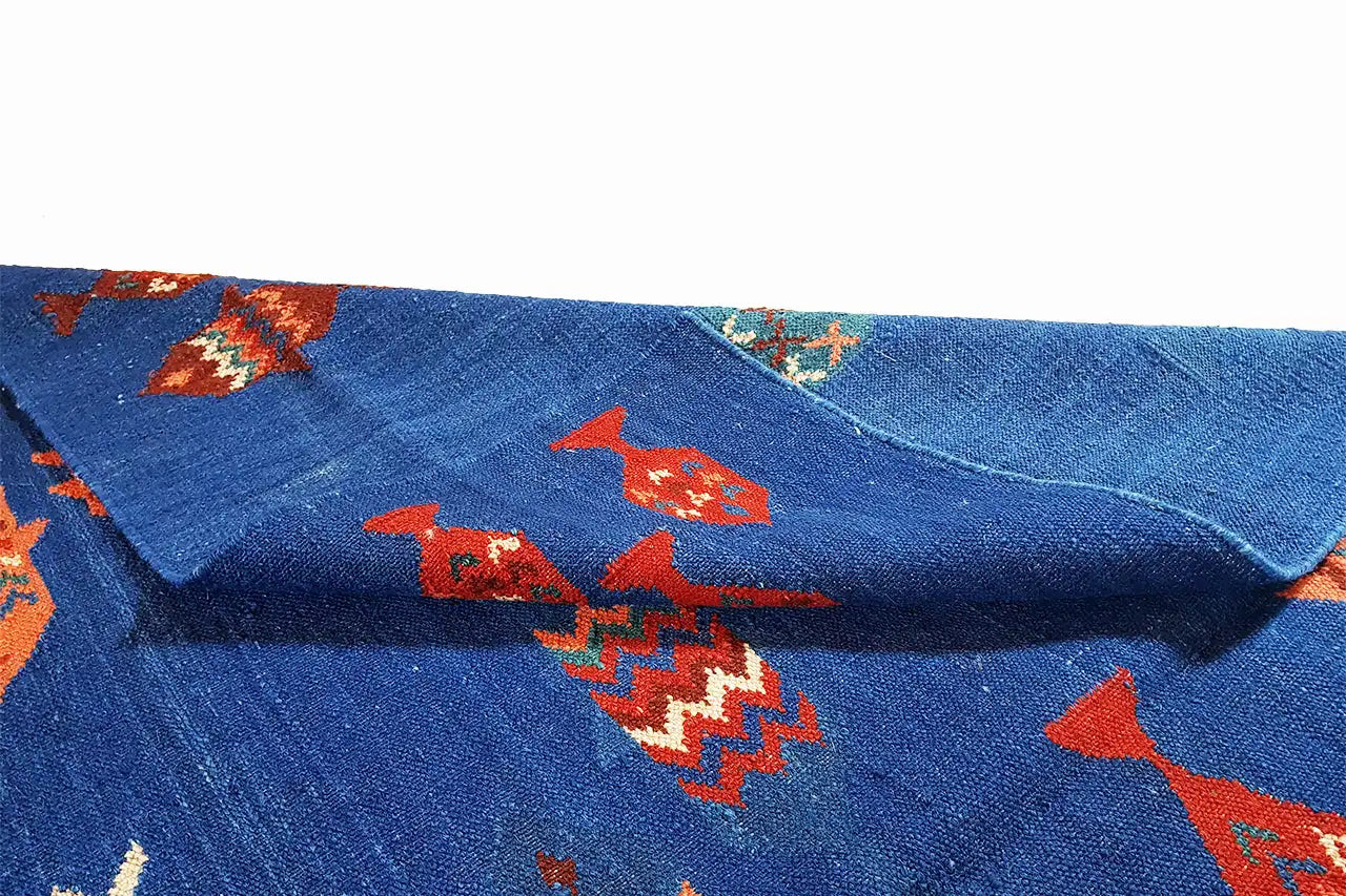 Kilim Qashqai - 13874 (239x176 cm) - Premium Kelim from German Carpet Shop - Just €480! Shop now at German Carpet Shop