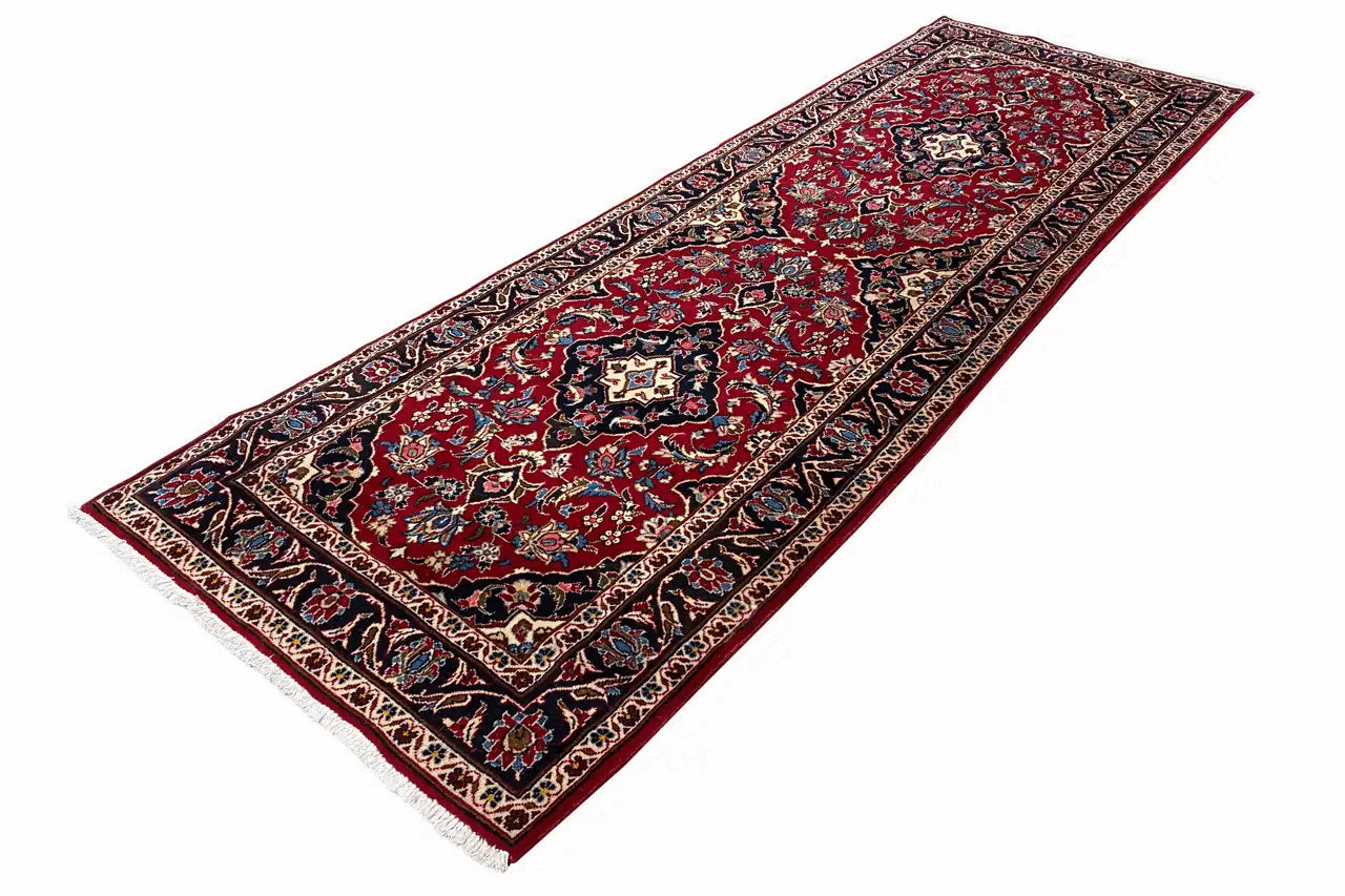 Keshan - Rot (326x108 cm) - German Carpet Shop
