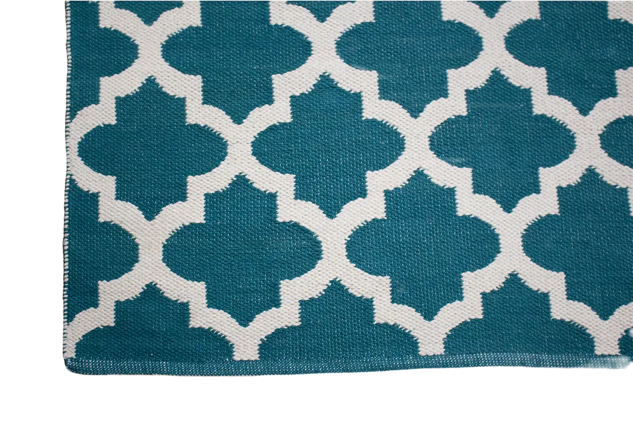 Moderner Kelim - Samak 03 Green - German Carpet Shop
