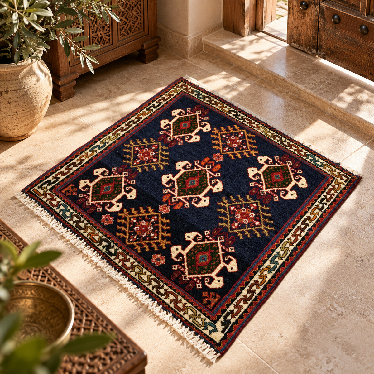 POSCHTI - TAPIS QASHQAI - Boutique de tapis allemande