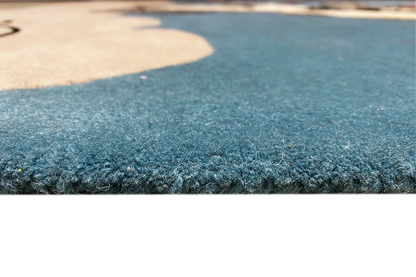 Sonnige Tage - Handgetufteter Kinderteppich mit Hase & Biene, 170x240cm (5.6x7.9 ft) - German Carpet Shop