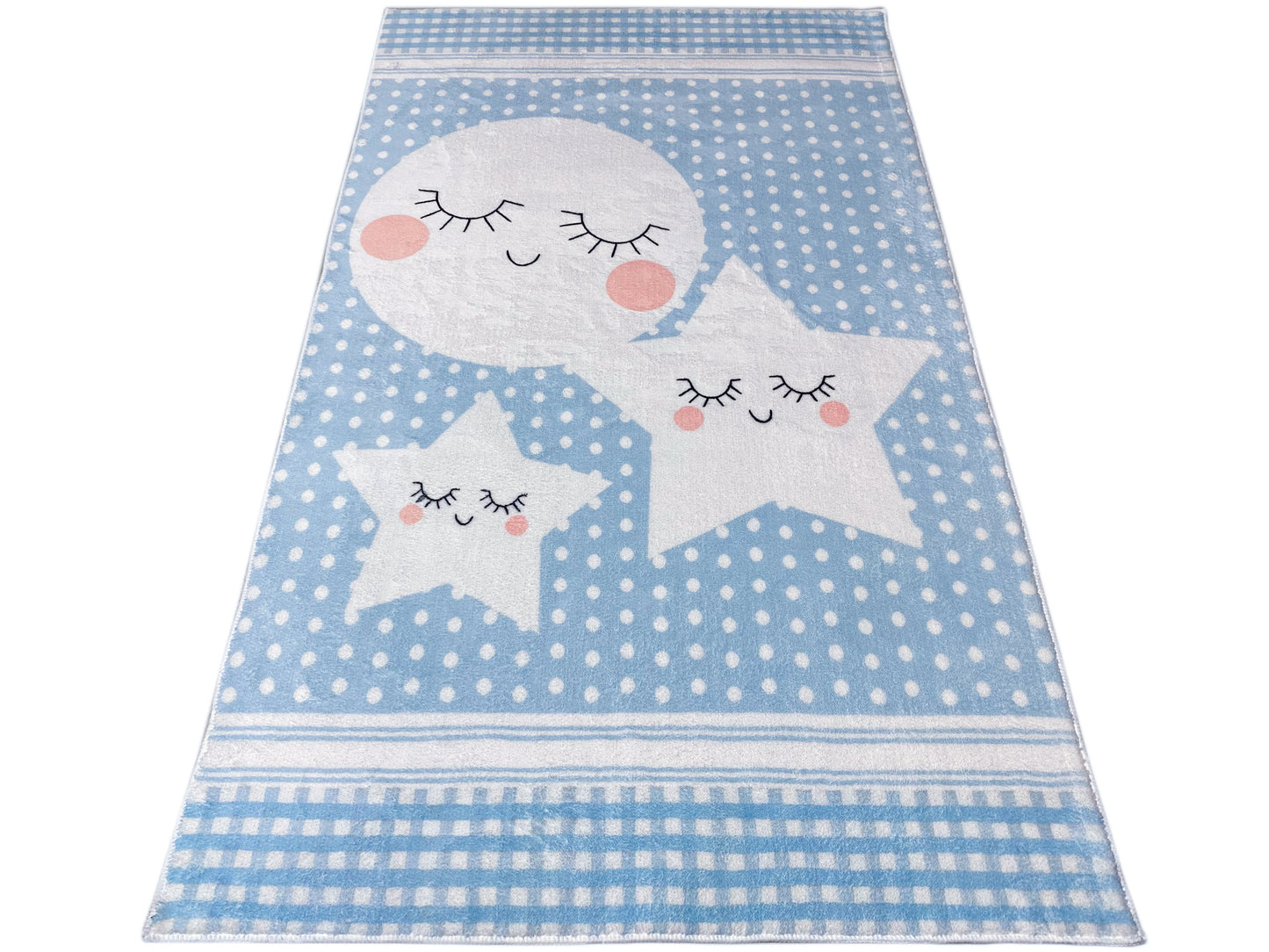 Tapis pour enfants « Monde étoilé », bleu, 140x200 cm