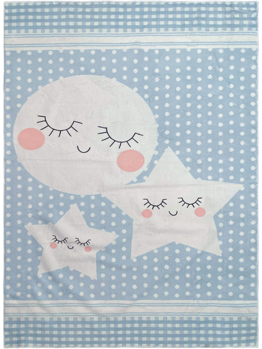 Tapis pour enfants « Monde étoilé », bleu, 160x230 cm