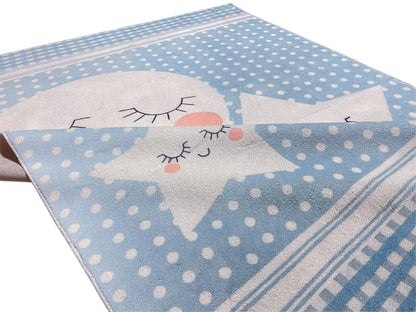 Tapis pour enfants « Monde étoilé », bleu, 160x230 cm