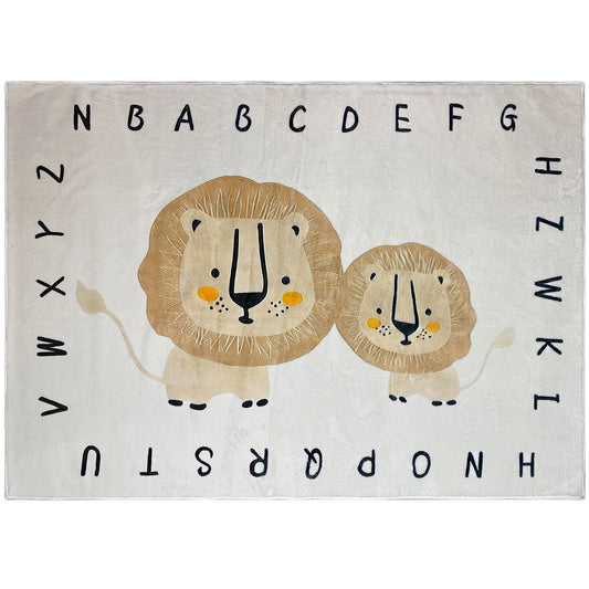Tapis pour enfants « Lion », beige, 160x230 cm