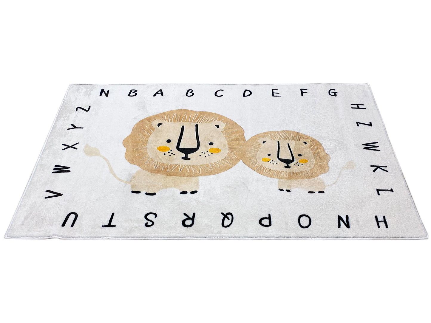 Tapis pour enfants « Lion », beige, 90x160 cm