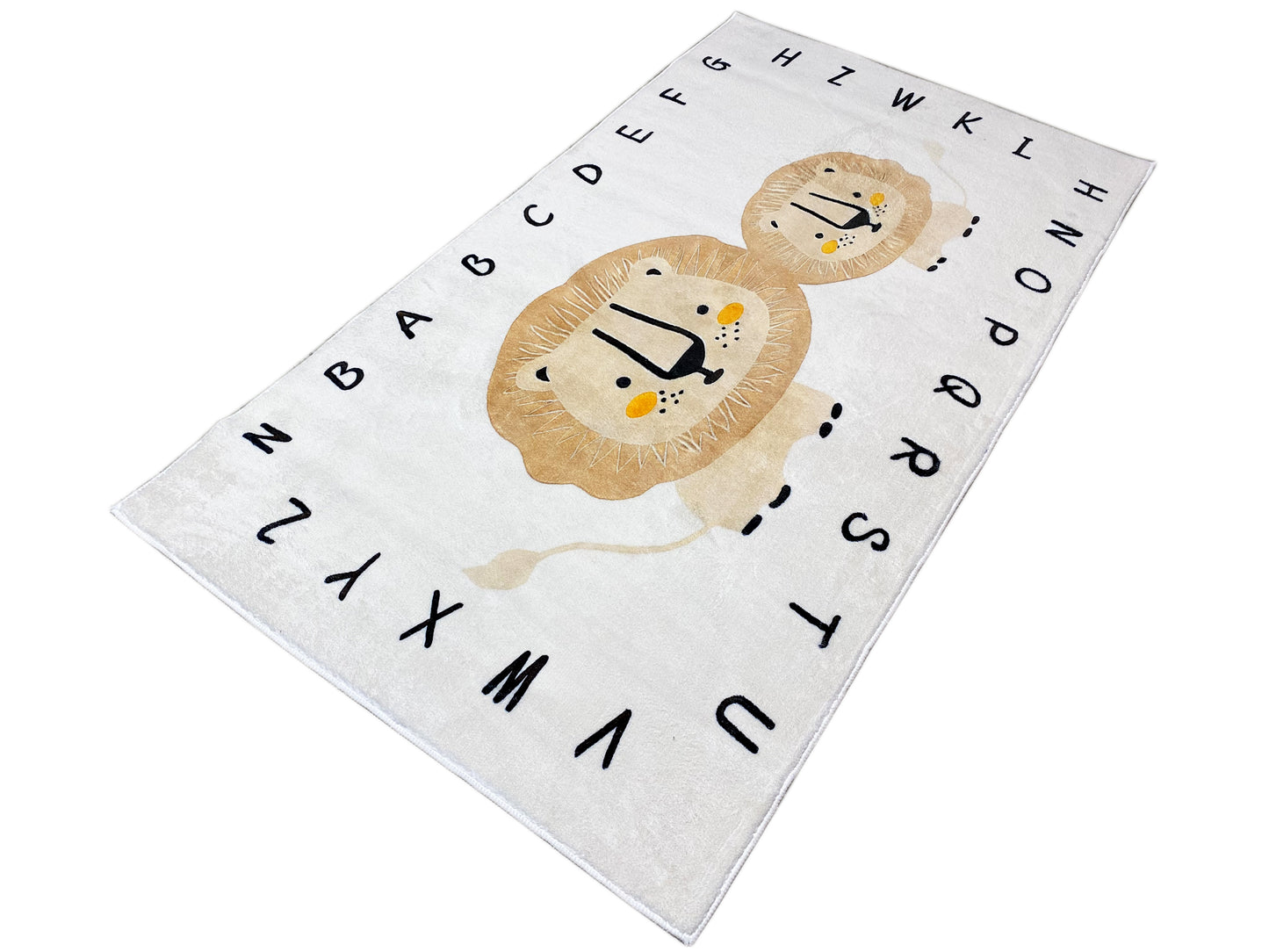 Tapis pour enfants « Lion », beige, 90x160 cm
