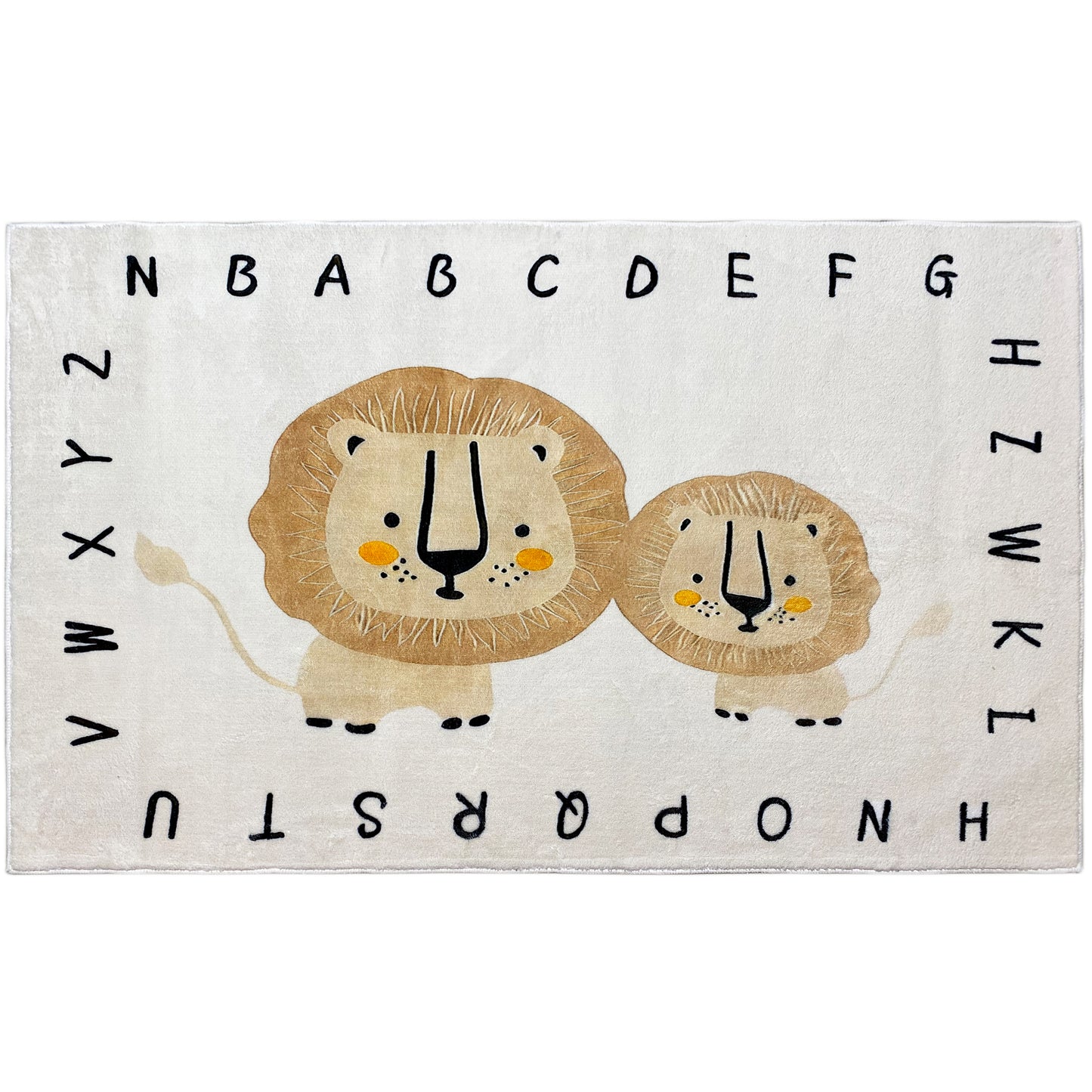 Tapis pour enfants « Lion », beige, 90x160 cm