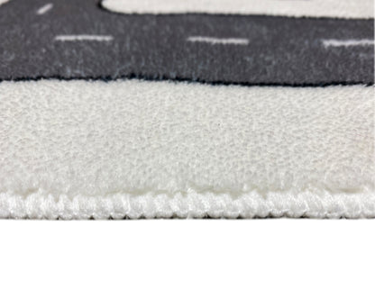 Tapis pour enfants « Rue », gris, 140x200 cm