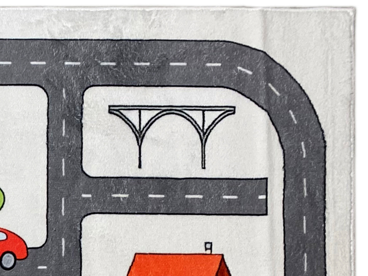 Tapis pour enfants « Rue », gris, 140x200 cm