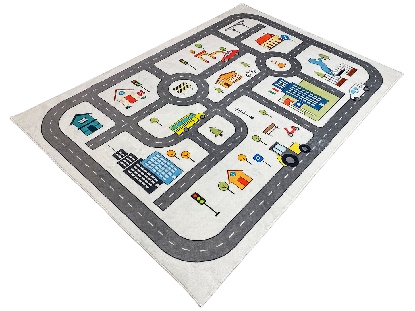 Tapis pour enfants « Rue », gris, 160x230 cm