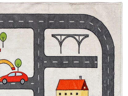 Tapis pour enfants « Rue », gris, 160x230 cm