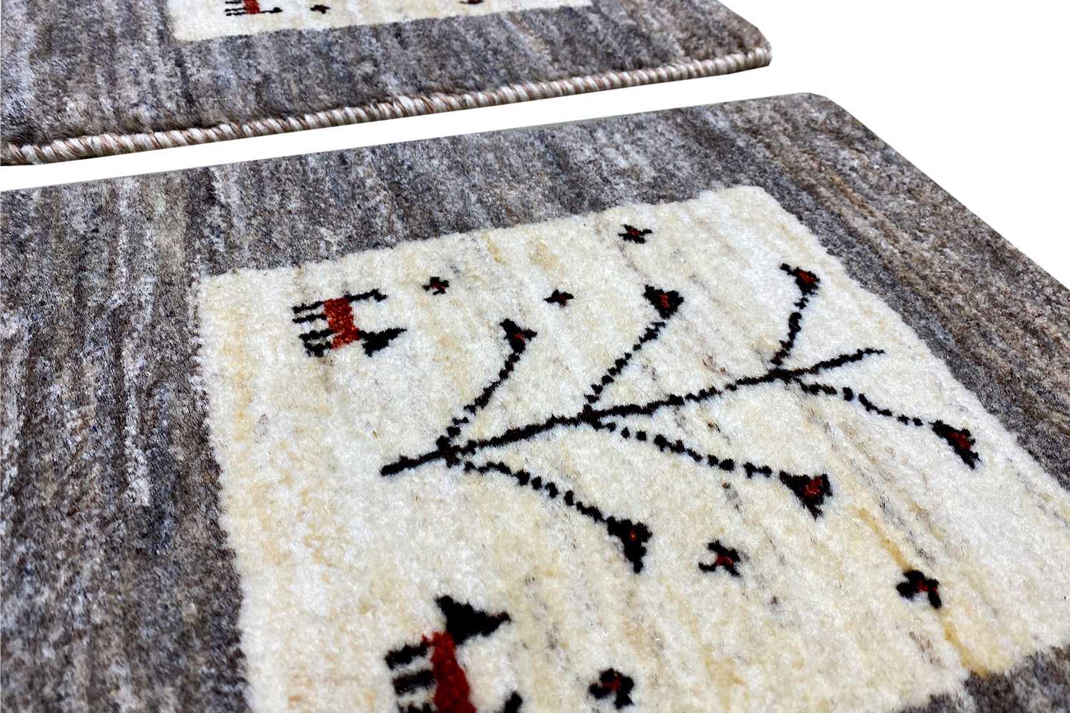 Gabbeh Teppich (42x40 cm) - German Carpet Shop