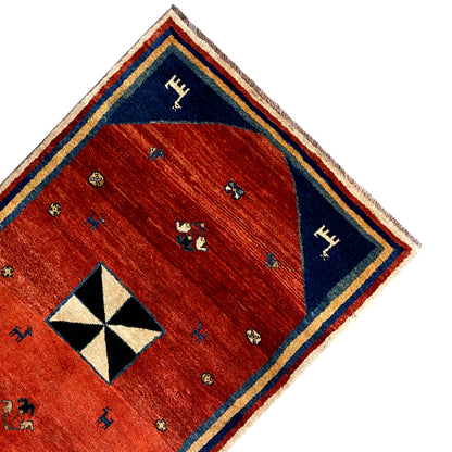 Tapis Gabbeh 188x116 cm