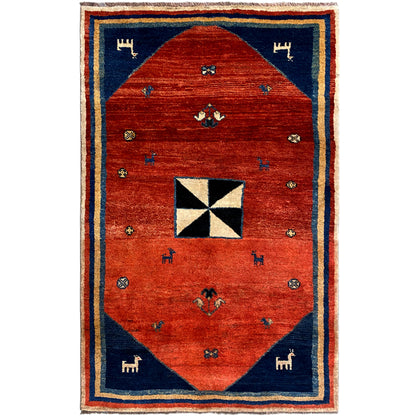 Tapis Gabbeh 188x116 cm