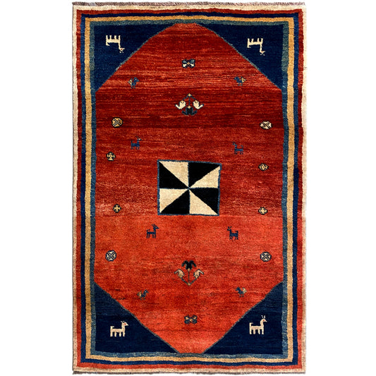 Gabbeh Teppich 188x116cm