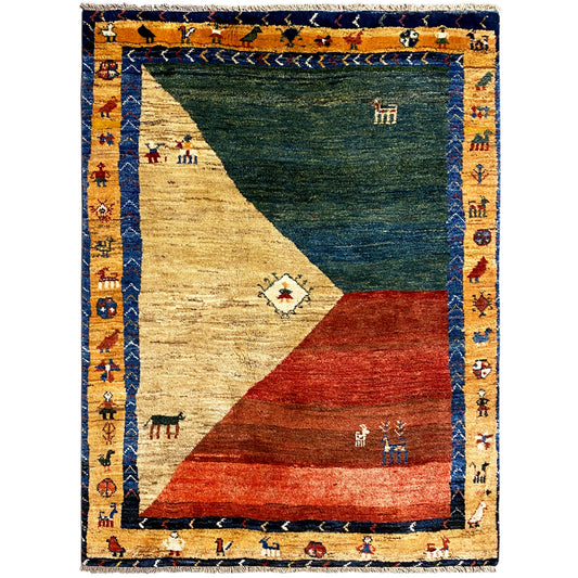 Gabbeh Teppich 175x142cm