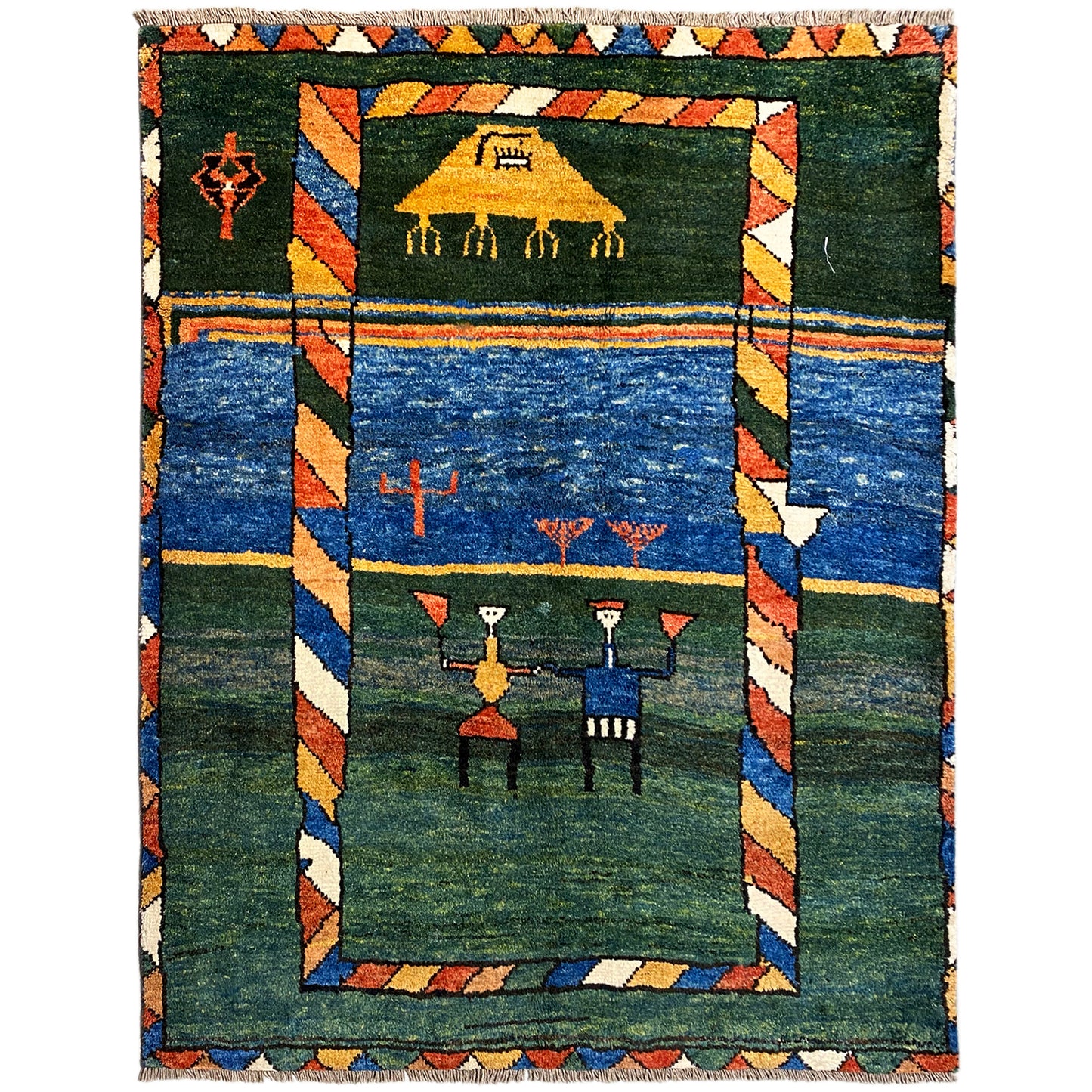 Tapis Gabbeh 170x140 cm