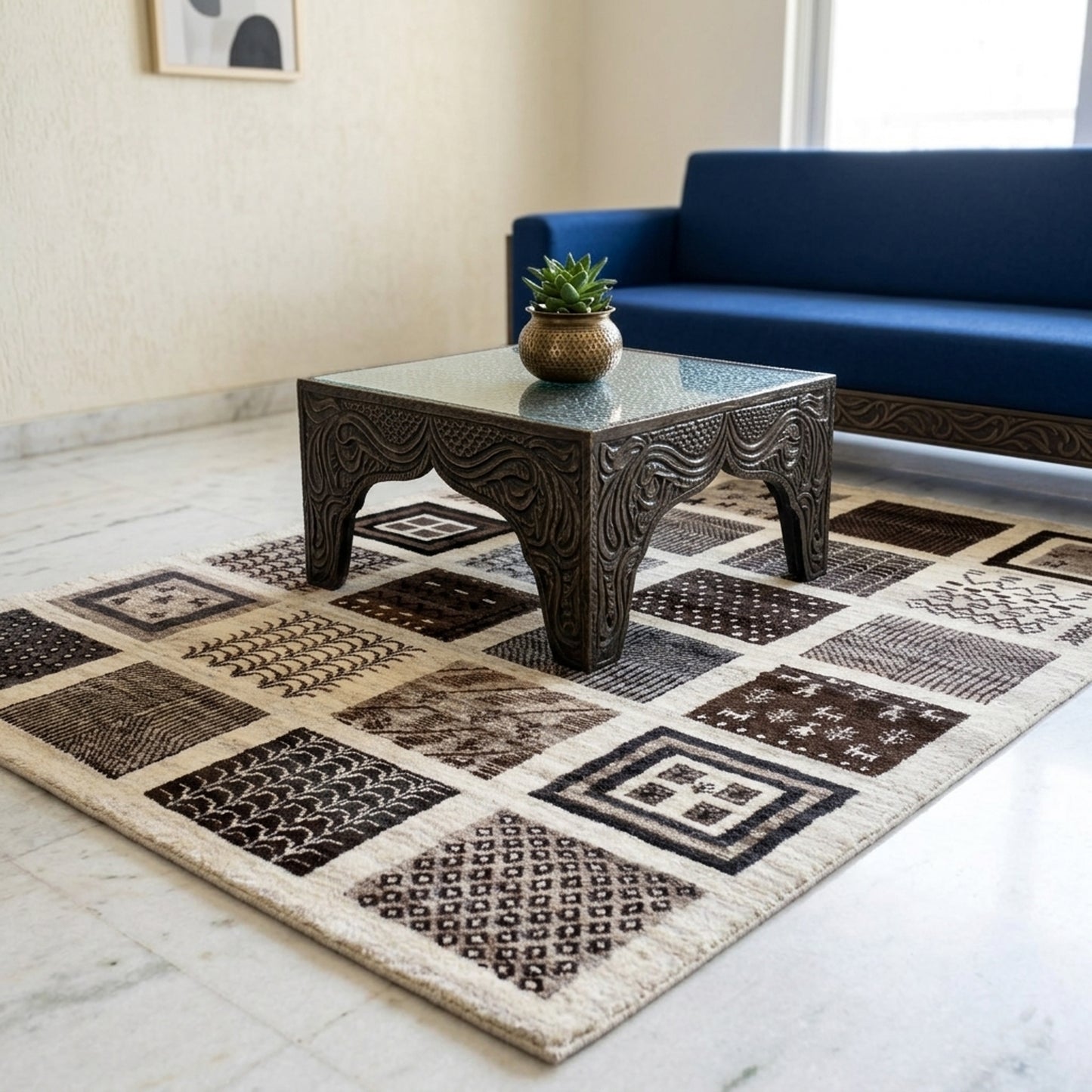 Tapis Gabbeh 198x150 cm