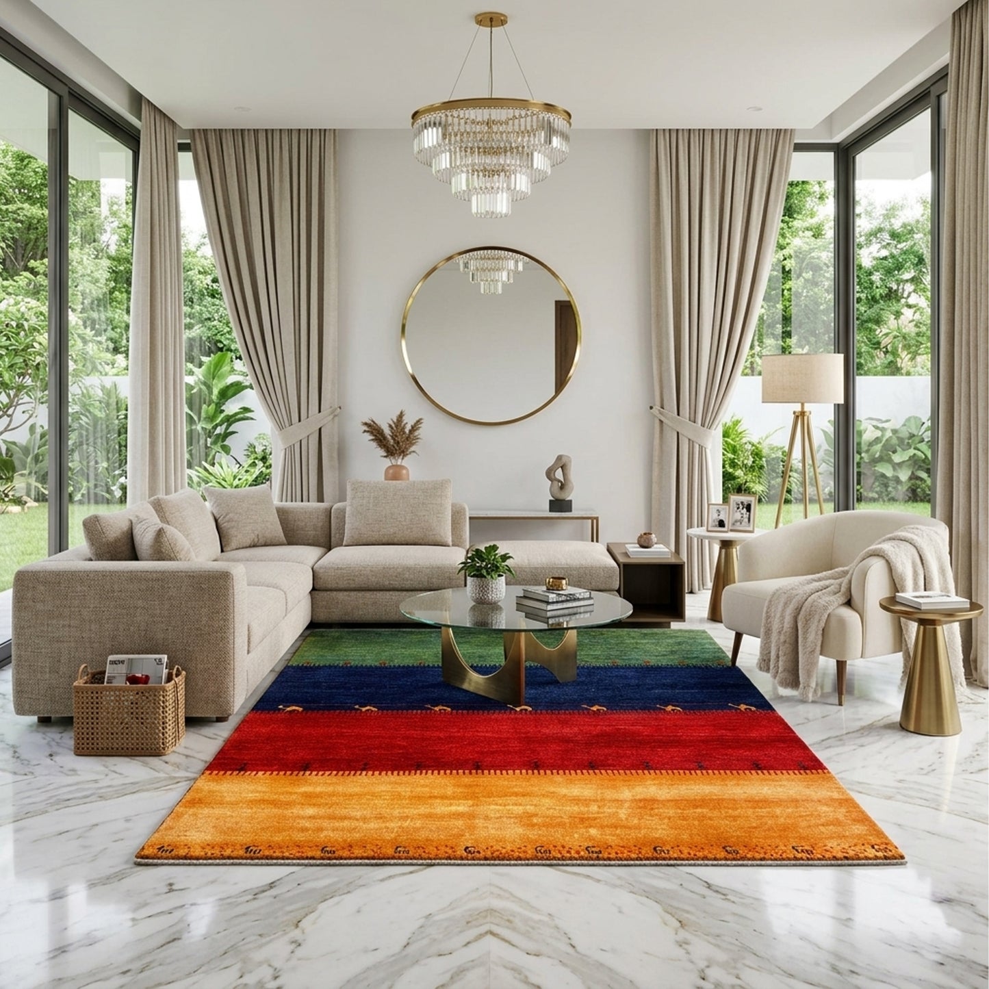 Tapis Gabbeh 196x153cm