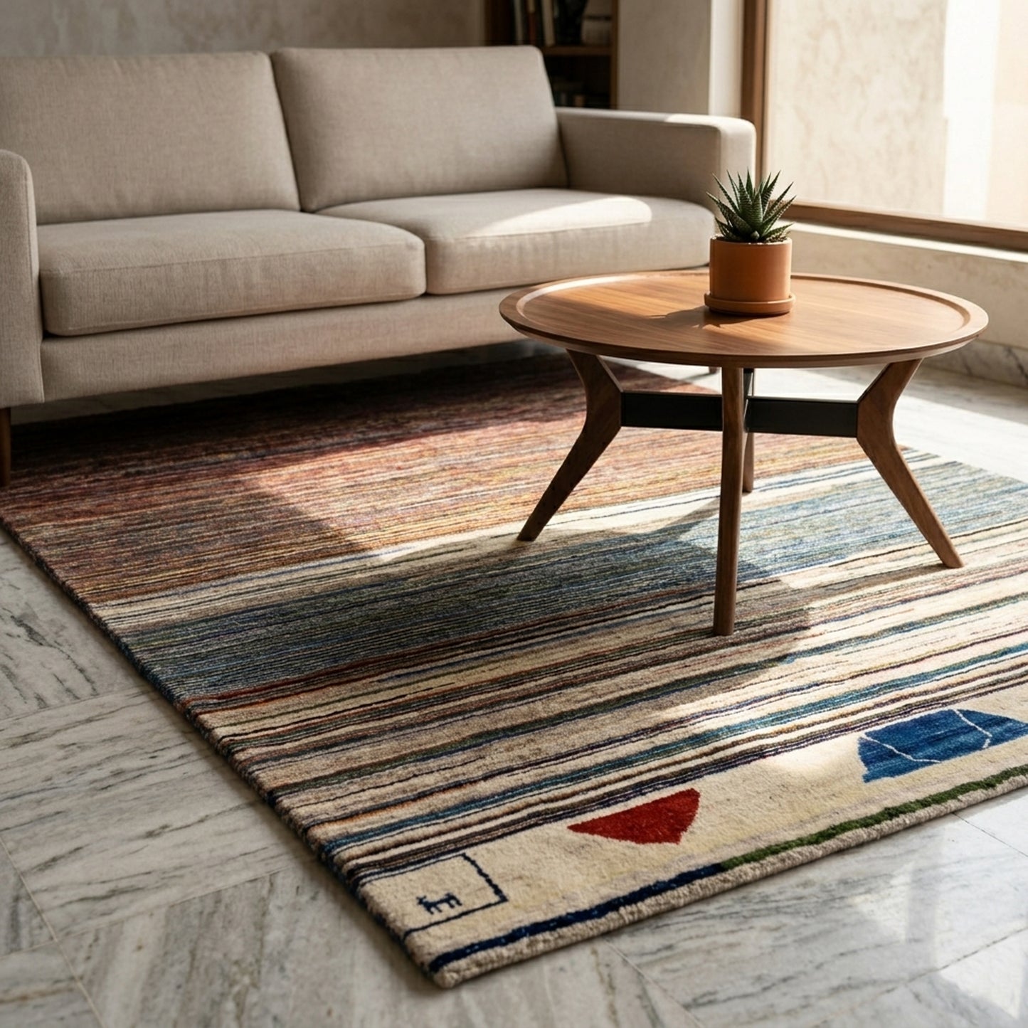 Tapis Gabbeh 292x199 cm