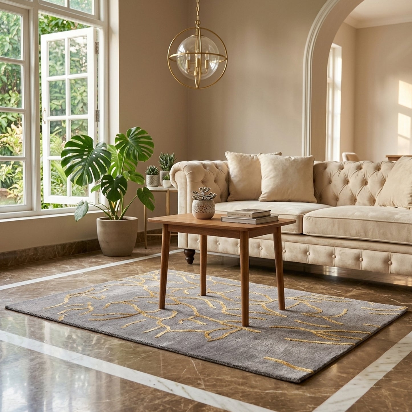 Tapis design - 91x62 cm