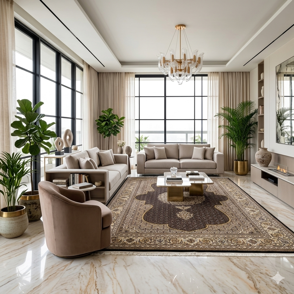 Tapis Indo Tabriz - 298x198cm