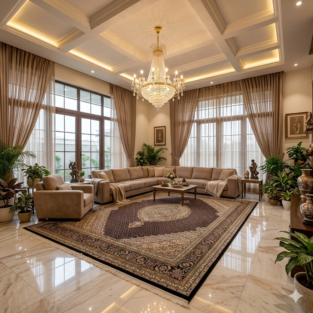 Tapis Indo Tabriz - 302x243cm