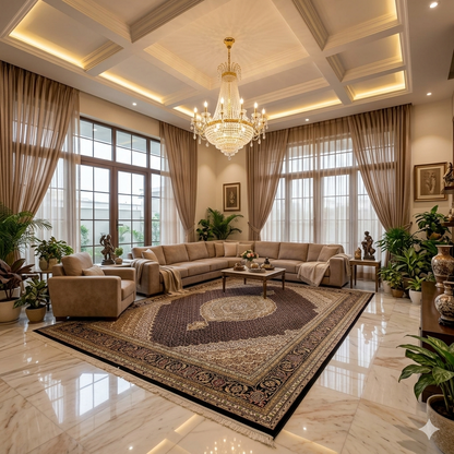 Tapis Indo Tabriz - 302x243cm