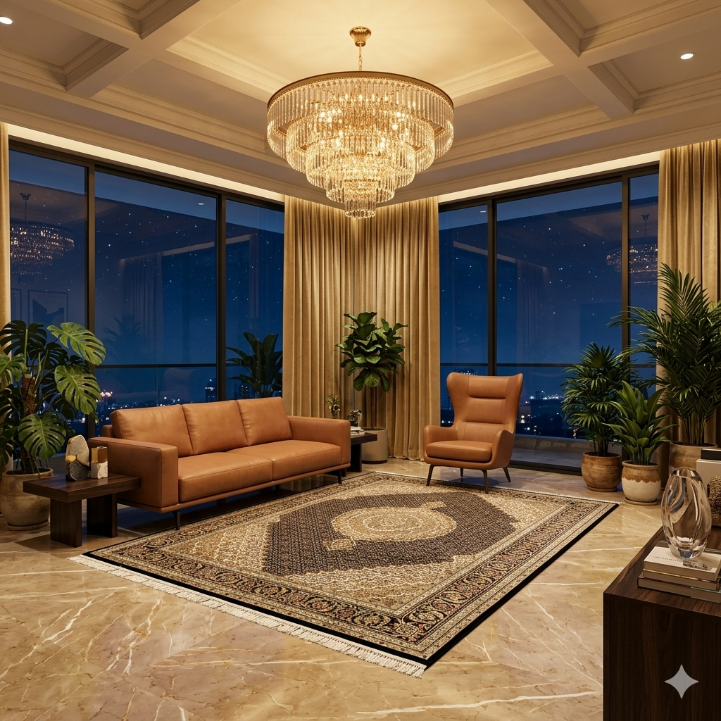 Tapis Indo Tabriz - 290x192cm