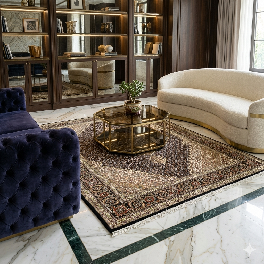 Tapis Indo Tabriz - 238x171cm