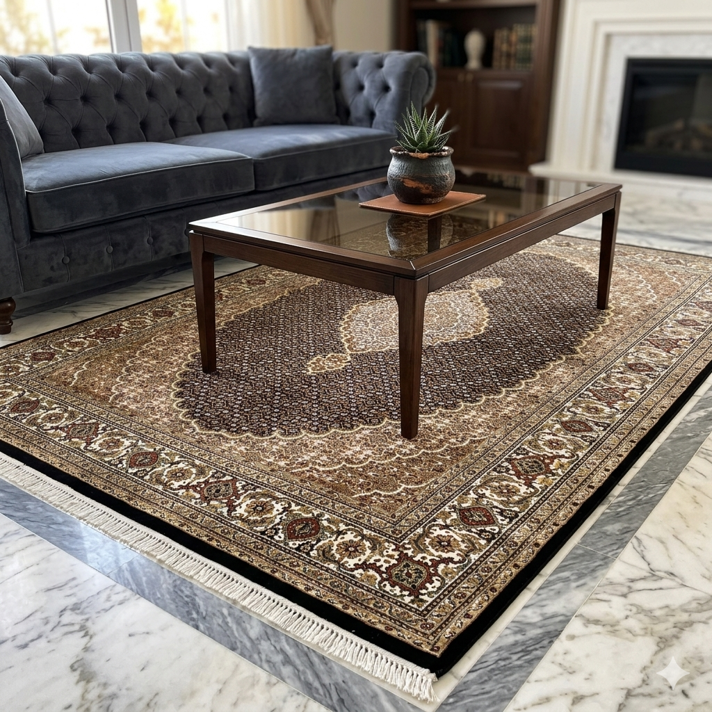 Tapis Indo Tabriz - 298x194cm
