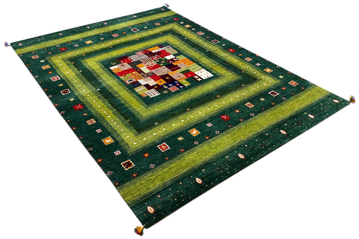 Gabbeh Lori Teppich (173x242 cm / 6x8 ft) - German Carpet Shop
