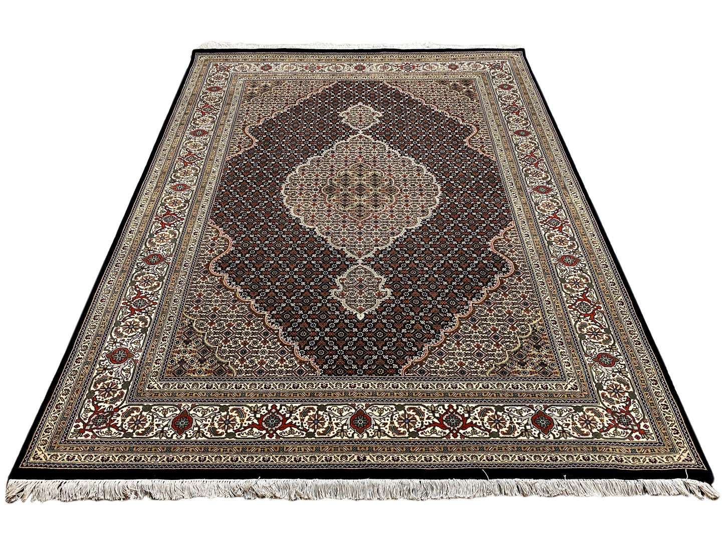 Tapis Indo Täbriz - (241x175 cm)