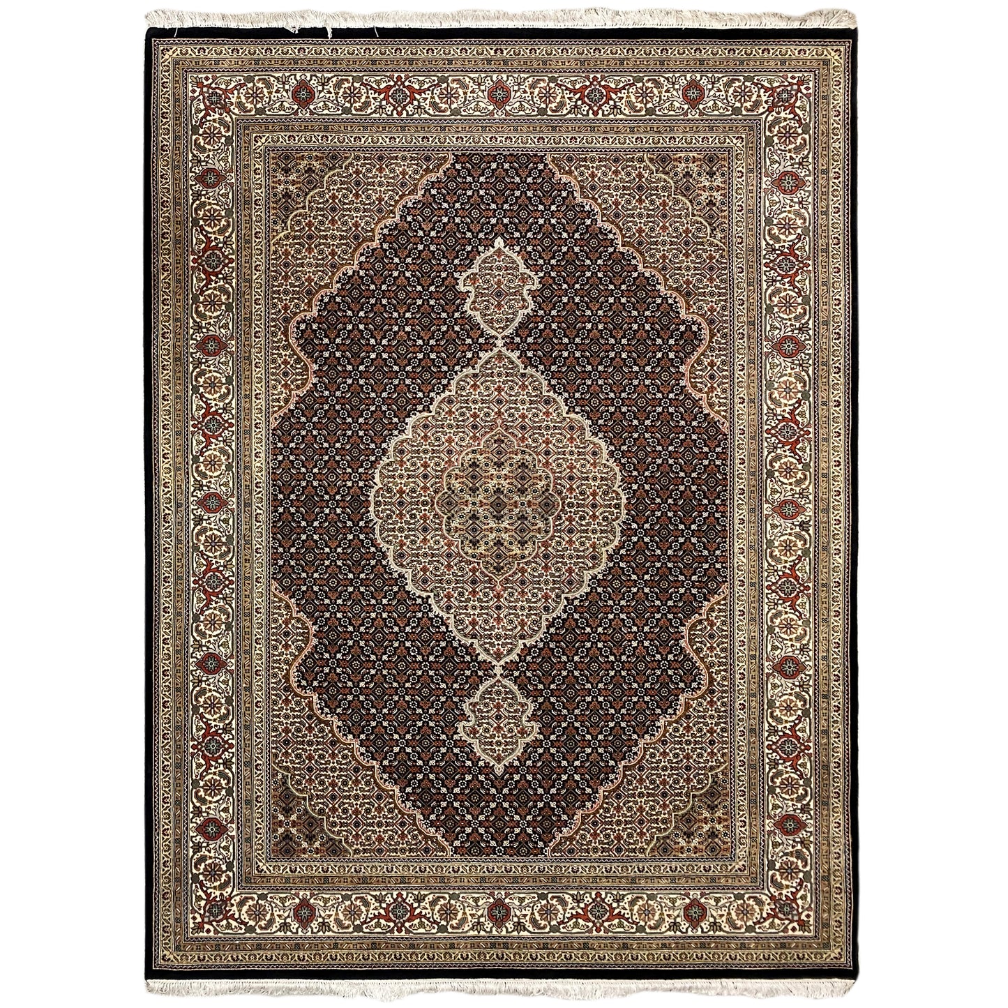 Tapis Indo Täbriz - (241x175 cm)
