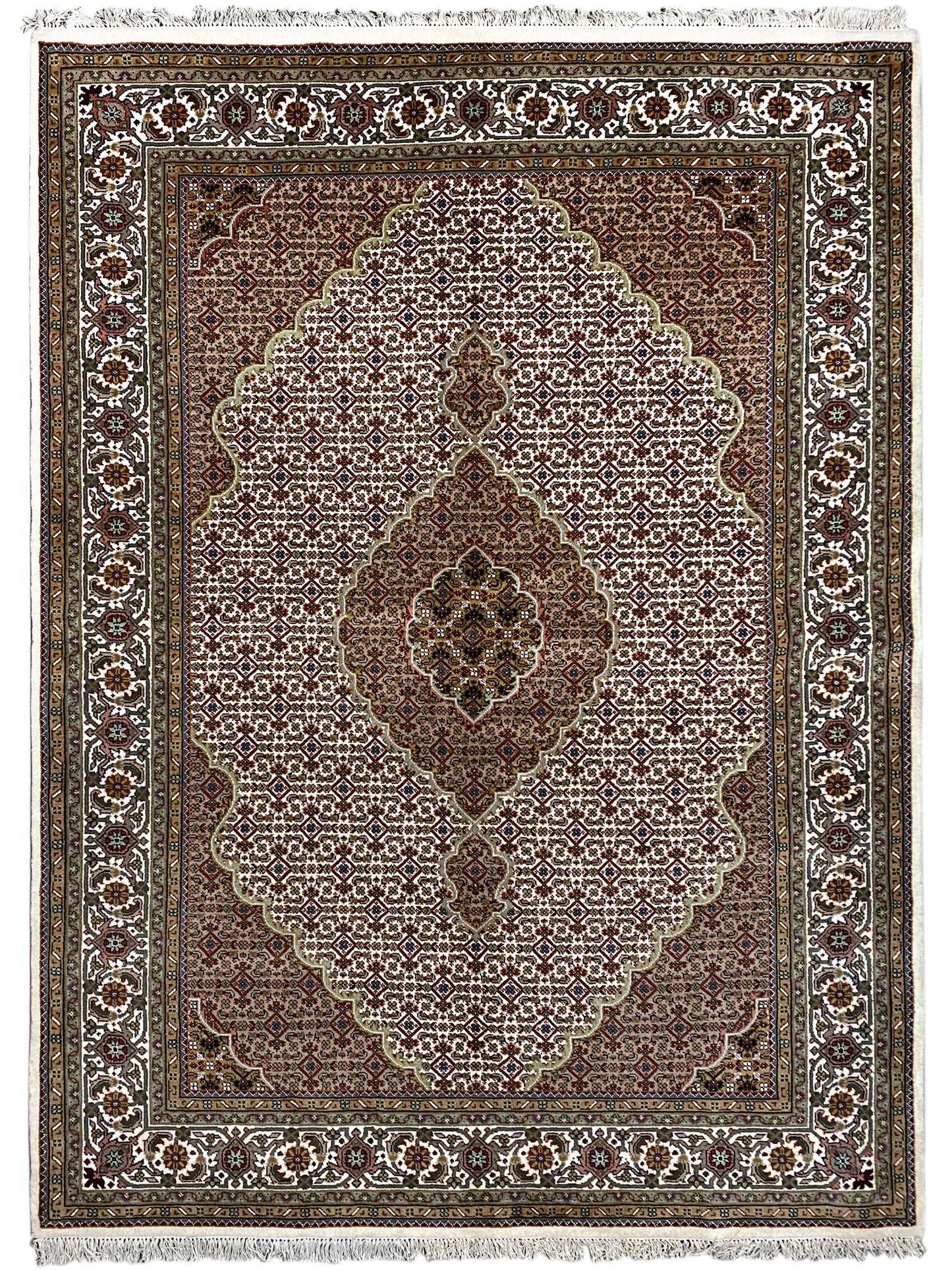 Tapis Indo Täbriz - 1419411 (245x173 cm)