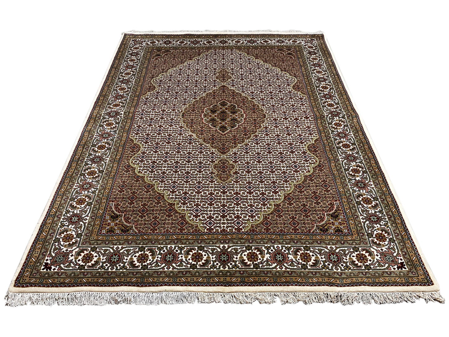 Tapis Indo Täbriz - 1419411 (245x173 cm)