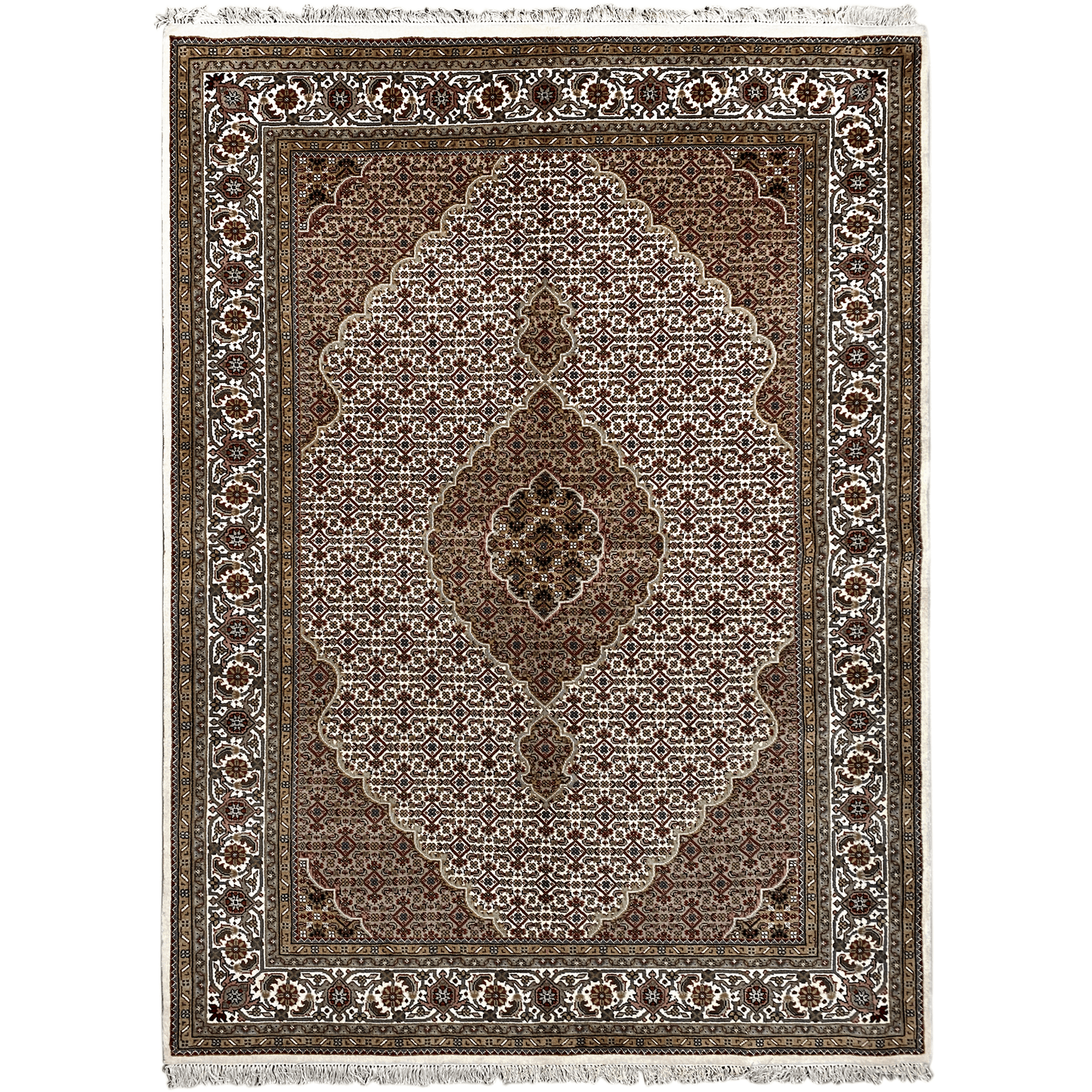 Tapis Indo Täbriz - 1419411 (245x173 cm)