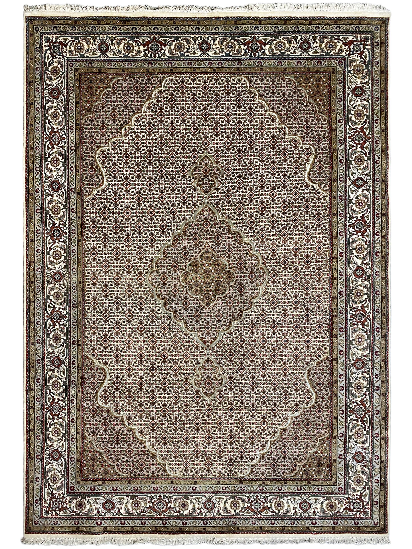 Tapis Indo Täbriz - 1819415 (302x200 cm)