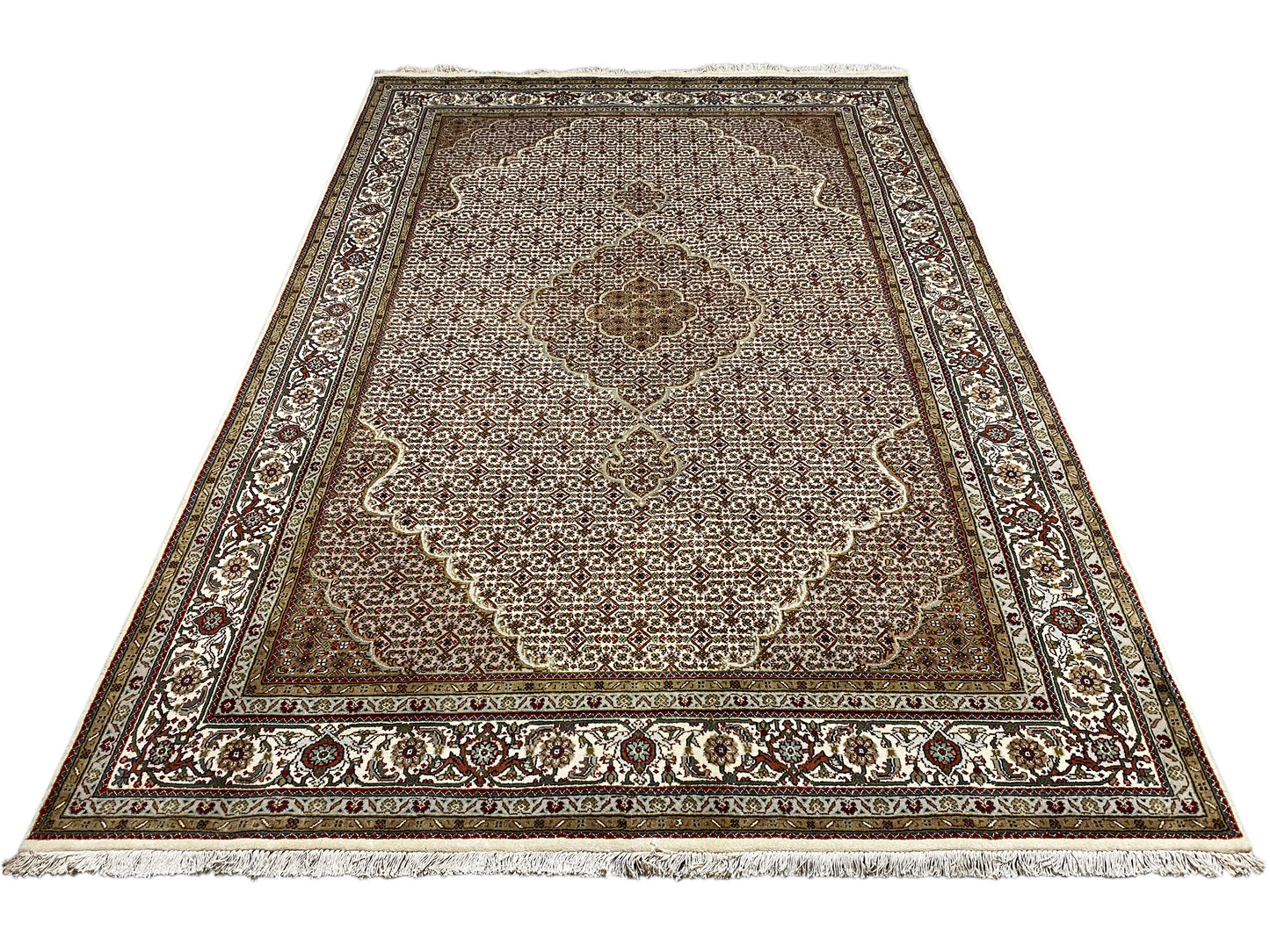 Tapis Indo Täbriz - 1819415 (302x200 cm)