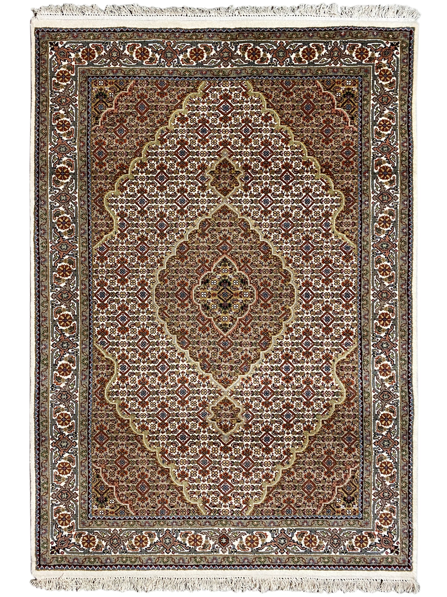 Tapis Indo Täbriz - (184x123 cm)