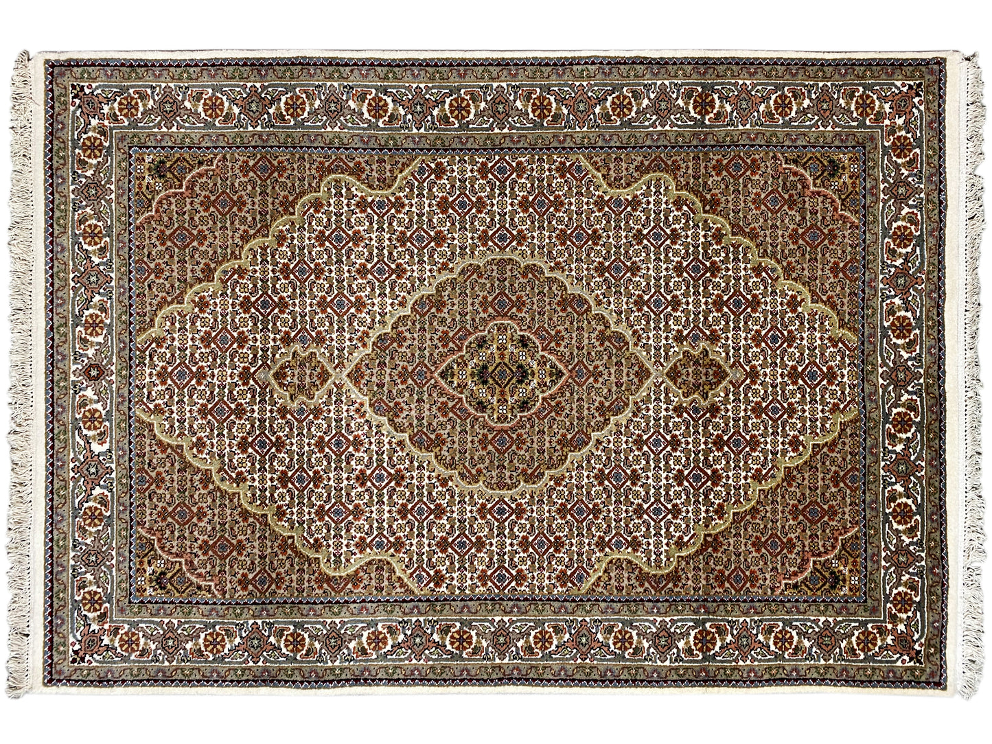 Tapis Indo Täbriz - (184x123 cm)