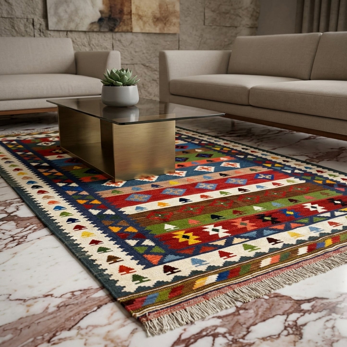 Tapis Kilim - 228x128cm