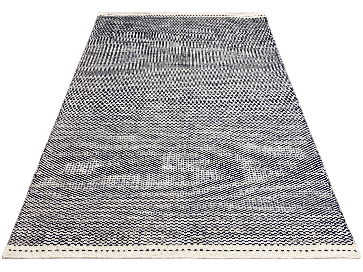 Tapis Kelim bleu marine - 160x230 cm