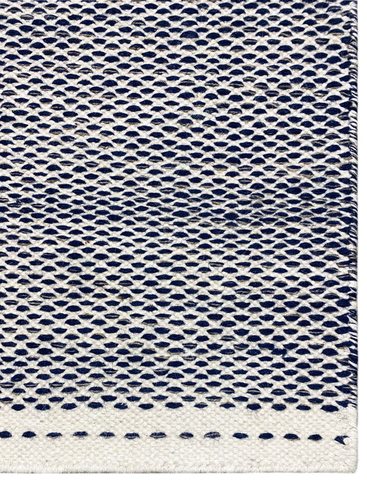 Tapis Kelim bleu marine - 160x230 cm