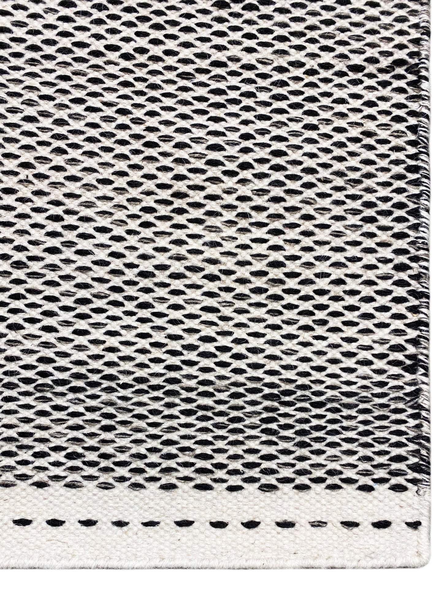 Tapis Kelim noir - 160x230 cm