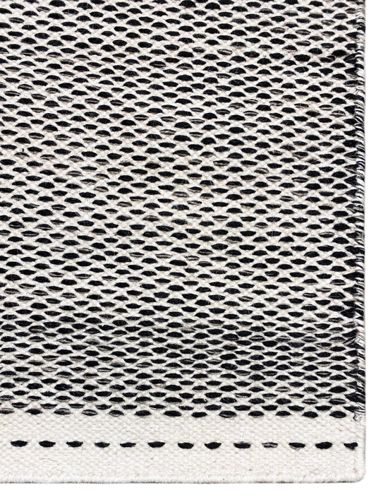 Tapis Kelim noir - 160x230 cm