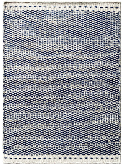 Tapis Kelim bleu - 60x90 cm